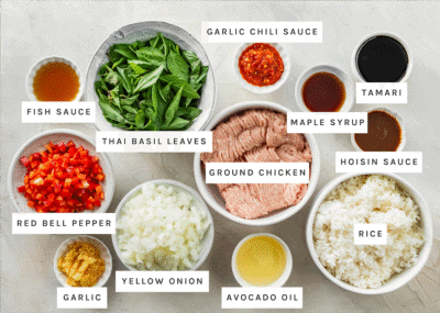 Easy Thai Basil Chicken (Pad Krapow Gai) - Eating Bird Food