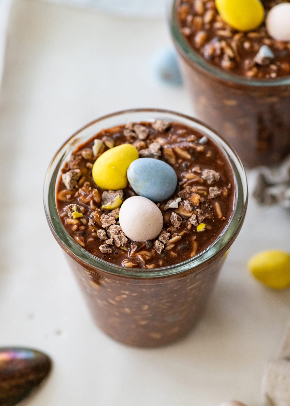 Cadbury Mini Egg Overnight Oats