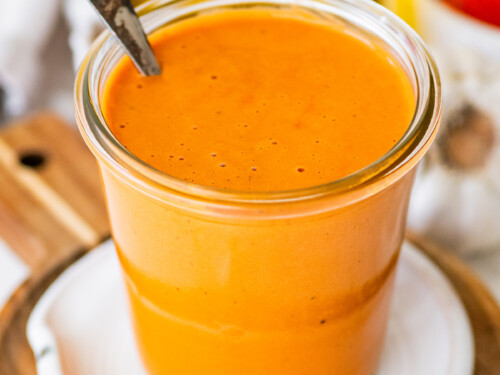 kat can cook roasted red pepper dressing Roasted Red Pepper Dressing