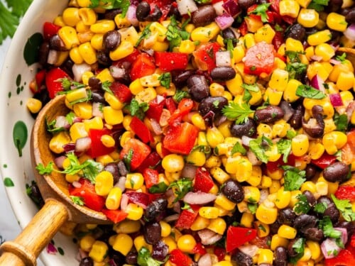 black bean and corn salad dressing Corn and Black Bean Salad