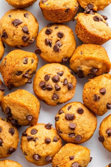 Easy Mini Chocolate Chip Muffins